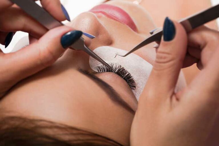 Extensões de cílios