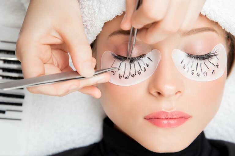 Reenchimento de pestanas